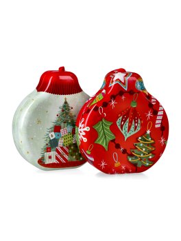 Scatola di Latta Natalizia - Decorazione per l'Albero - 2