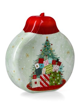 Scatola di Latta Natalizia - Decorazione per l'Albero - 1
