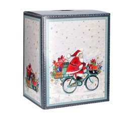 Scatola Natalizia Vuota - Babbo Natale - Piccola