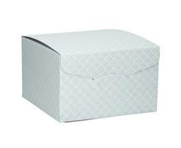 Scatola Natalizia Vuota Grigia - Piccola