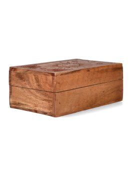 Scatola per Tarocchi in Legno di Acacia - Il Sole - 3
