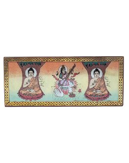Scatola per Tarocchi o Portagioie - Buddha e Saraswati - 3
