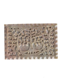 Scatola per Tarocchi o Portagioie in Steatite - Albero della Vita - 3