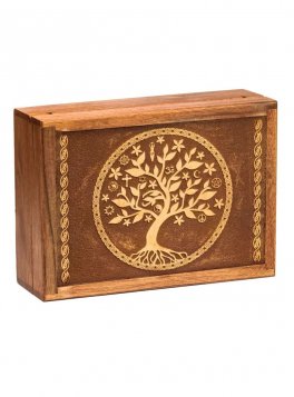 Scatola Tarocchi in Legno Intarsiato - 2