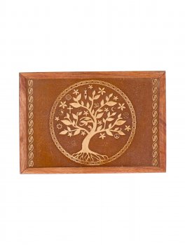 Scatola Tarocchi in Legno Intarsiato - 1