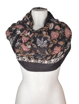 Scialle in Cotone Stampa a Mano Blockprint - 2