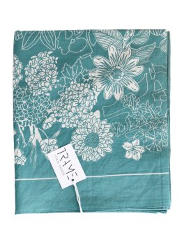 Sciarpa in Cotone Stampato Fiori di Campo - 3