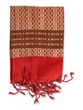 Sciarpa in Viscosa Jacquard Multi Righe - 3