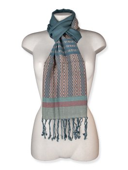 Sciarpa in Viscosa Jacquard Multi righe - Toni Freddi - 1