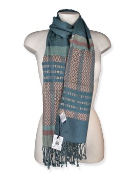 Sciarpa in Viscosa Jacquard Multi righe - Toni Freddi - 2