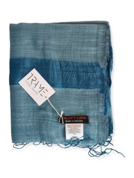 Sciarpa Seta e Cotone a Strisce - 3