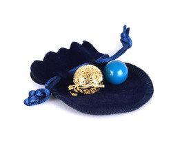 Scrigno Fiore della Vita con Bola Chiama Angeli - Color Oro