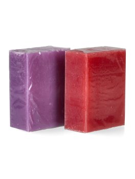 Scrigno "Lettera a Babbo Natale" con Saponi Artigianali Ciliegia e Lampone + Guanto in Cotone - 2