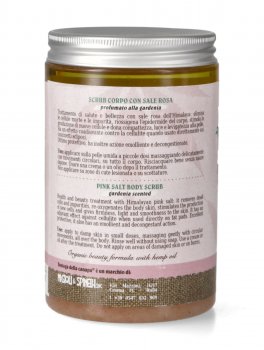 Scrub Corpo Sale Rosa e olio di Canapa - 3