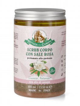 Scrub Corpo Sale Rosa e olio di Canapa - 1