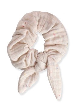 Scrunchy Bimba in Mussola di Cotone Organico - 1