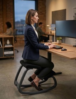 Sedia Variable™ Soft in Legno Scuro - 4