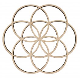 Seed of Life - Seme della Vita in Legno di betulla - 1