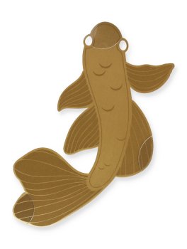 Segnalibro in Ottone - Carpa Koi — Cancelleria - 2