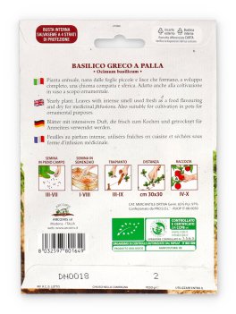 Semi di Basilico Greco a Palla Bio - 4