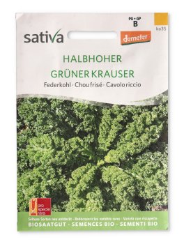 Semi di Cavolo Riccio - Halbhoher Grüner Krauser - 1