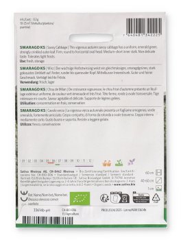 Semi di Cavolo Verza Bio - Smaragd KS - 2