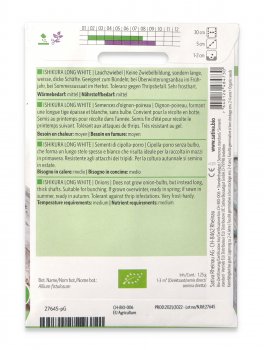 Semi di Cipolla-porro Bio -  Ishikura Long White - 2