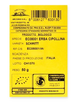 Semi di Erba Cipollina Bio - 50g - 3