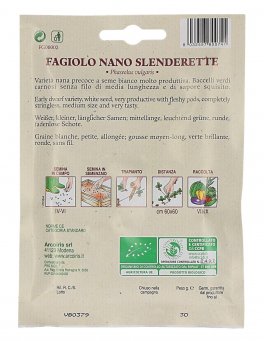 Semi di Fagiolino Nano Slenderette Bio - 4