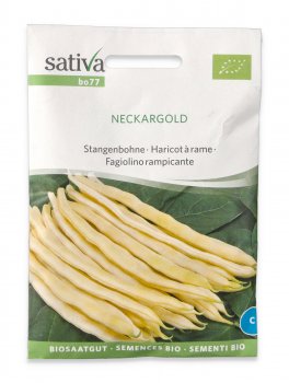 Semi di Fagiolino Rampicante Bio - Neckargold - 1