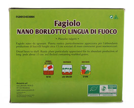 Semi di Fagiolo Nano Borlotto Lingua di Fuoco Bio - 3
