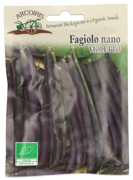 Semi di Fagiolo Nano Violetto (Purple Queen) Bio - 1