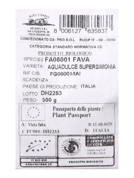 Semi di Fava Aguadulce Supersimonia Bio - 3