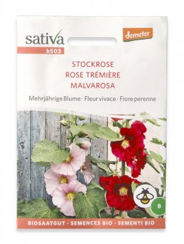 Semi di Fiore Perenne Malvarosa - Alcea Rosea - 1