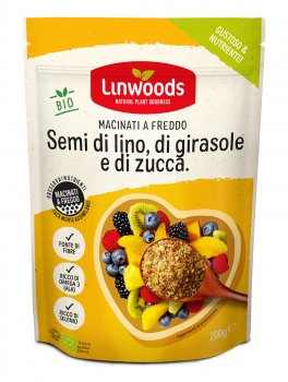 Semi di Lino, Girasole e Zucca  Bio Macinati a Freddo, Fonte di Omega 3 - 1