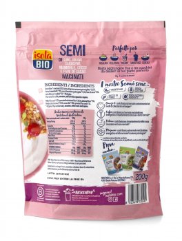 Semi di Lino, Grano Saraceno, Mandorle, Cocco e Fave di Cacao Macinati - 2