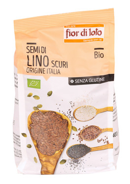 Semi di Lino Scuri Senza Glutine