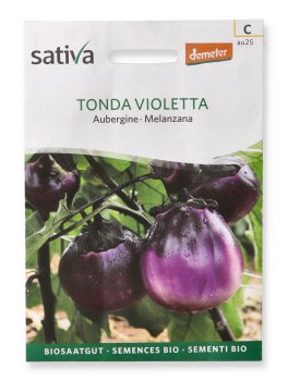 Semi di Melanzana Tonda Violetta - 1