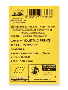 Semi di Melanzana Violetta di Firenze Bio - 4