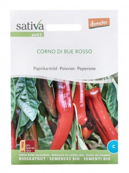 Semi di Peperone Corno di Bue Rosso - 1