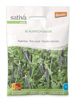 Semi di Pisello Rotondo Bio - Blauwschokker - 1