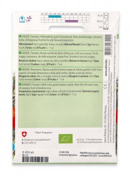 Semi di Pomodoro Bio - Sieger - 2