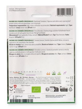 Semi di Pomodoro Carnoso Noire de Crimée Originale - 25 Semi - 2