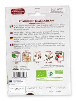 Semi di Pomodoro Ciliegia Nero Bio - 1