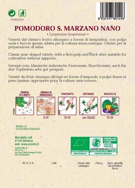 Semi di Pomodoro San Marzano Nano Bio - 2