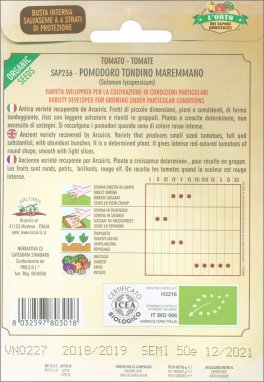 Semi di Pomodoro Tondino Maremmano Bio - 3