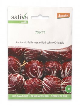 Semi di Radicchio Palla Rossa Bio - Chioggia - 1