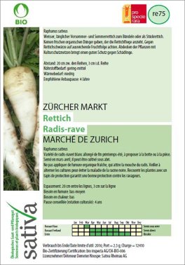 Semi di Rafano Bianco "Mercato di Zurigo" - 1