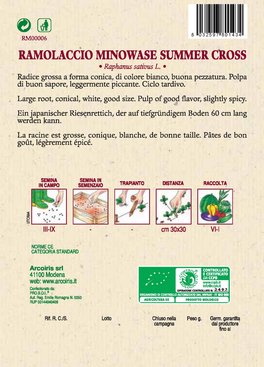 Semi di Ramolaccio Lungo Bianco Bio - 2