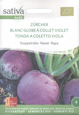 Semi di Rapa Tonda a Colletto Viola Navone - 1